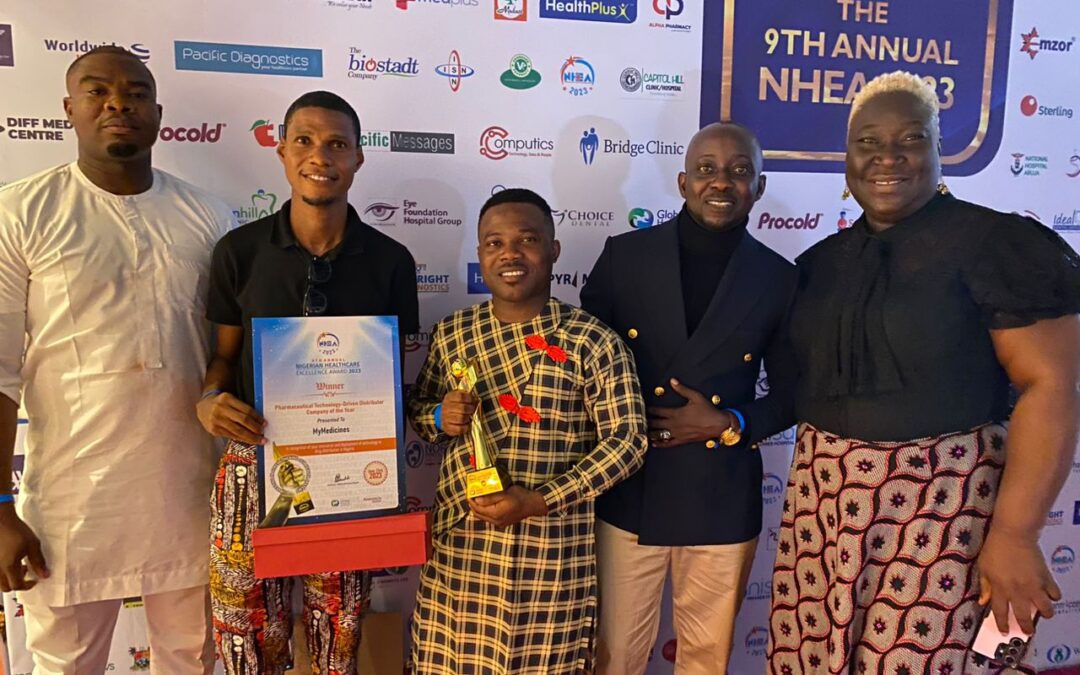 myMedicines Clinches Pharmaceutical Technology-Driven Distributor Company of the Year at the Nigerian Healthcare Excellence Awards 2023